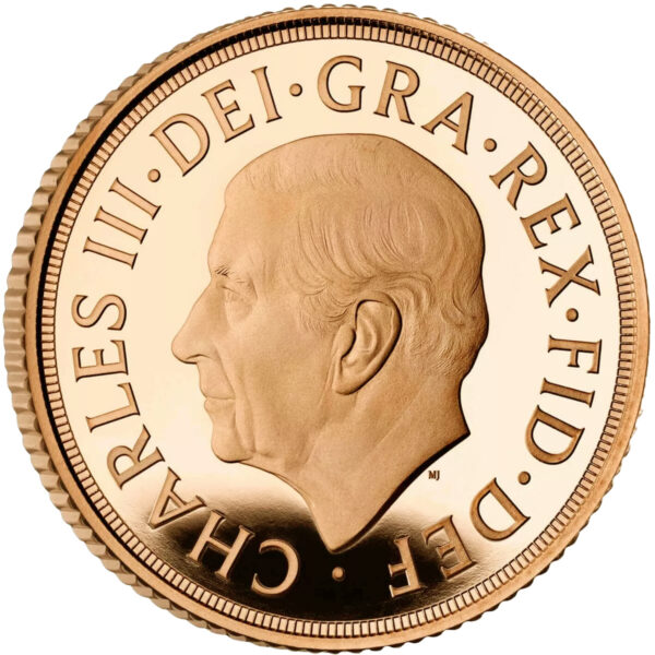 22ct Gold King Charles III Full Sovereign Coin 2022